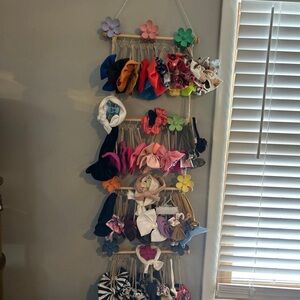 Colorful Hair Accessories Display